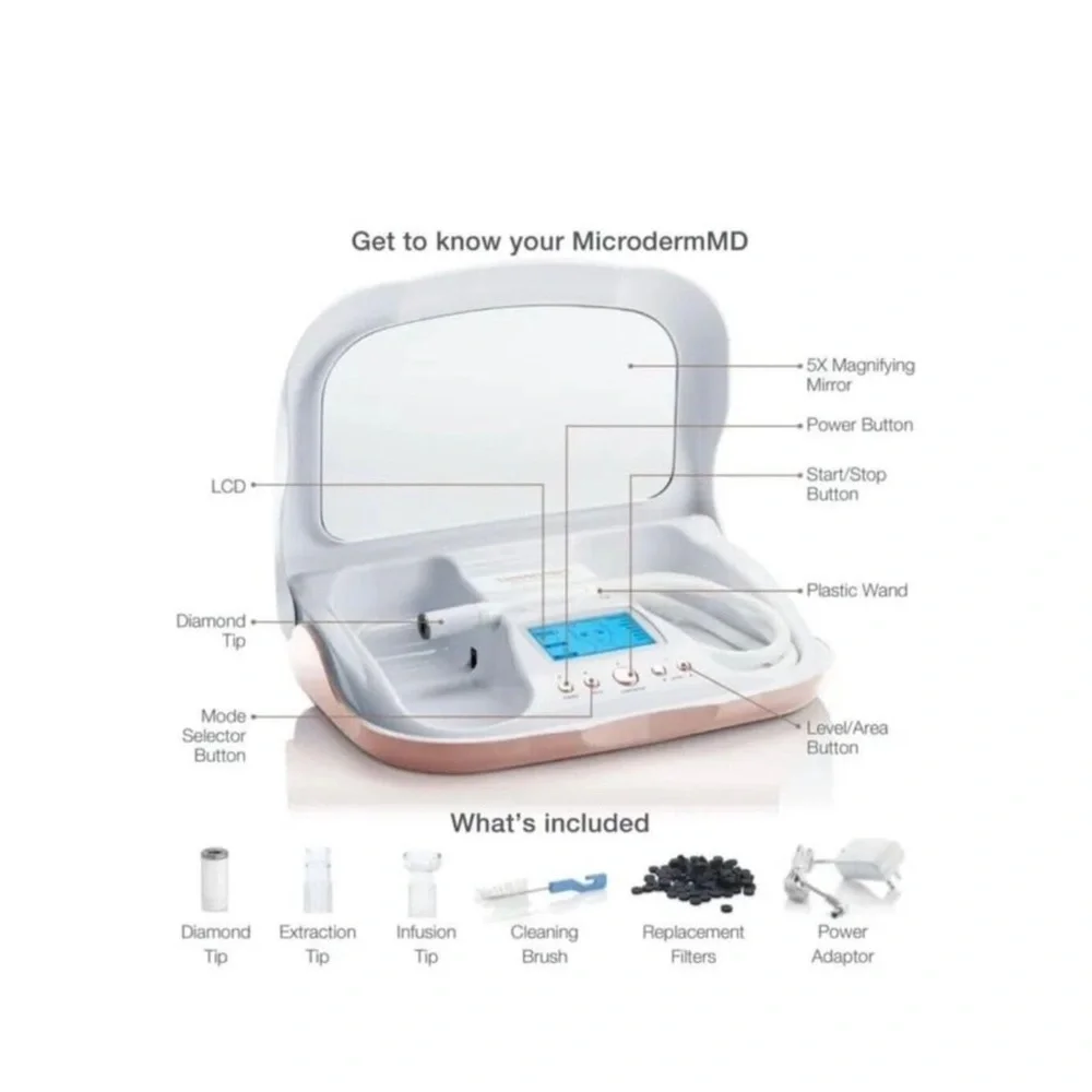 Advanced Skincare Tool with Display - White - Picture 6 of 6